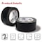 Better Office Products Duct Tape, Heavy Duty, 7.3mil, 1.88 Inch x 30 Yards Per Roll, Easy Tear, Black, 2PK 40201 - alternate 3